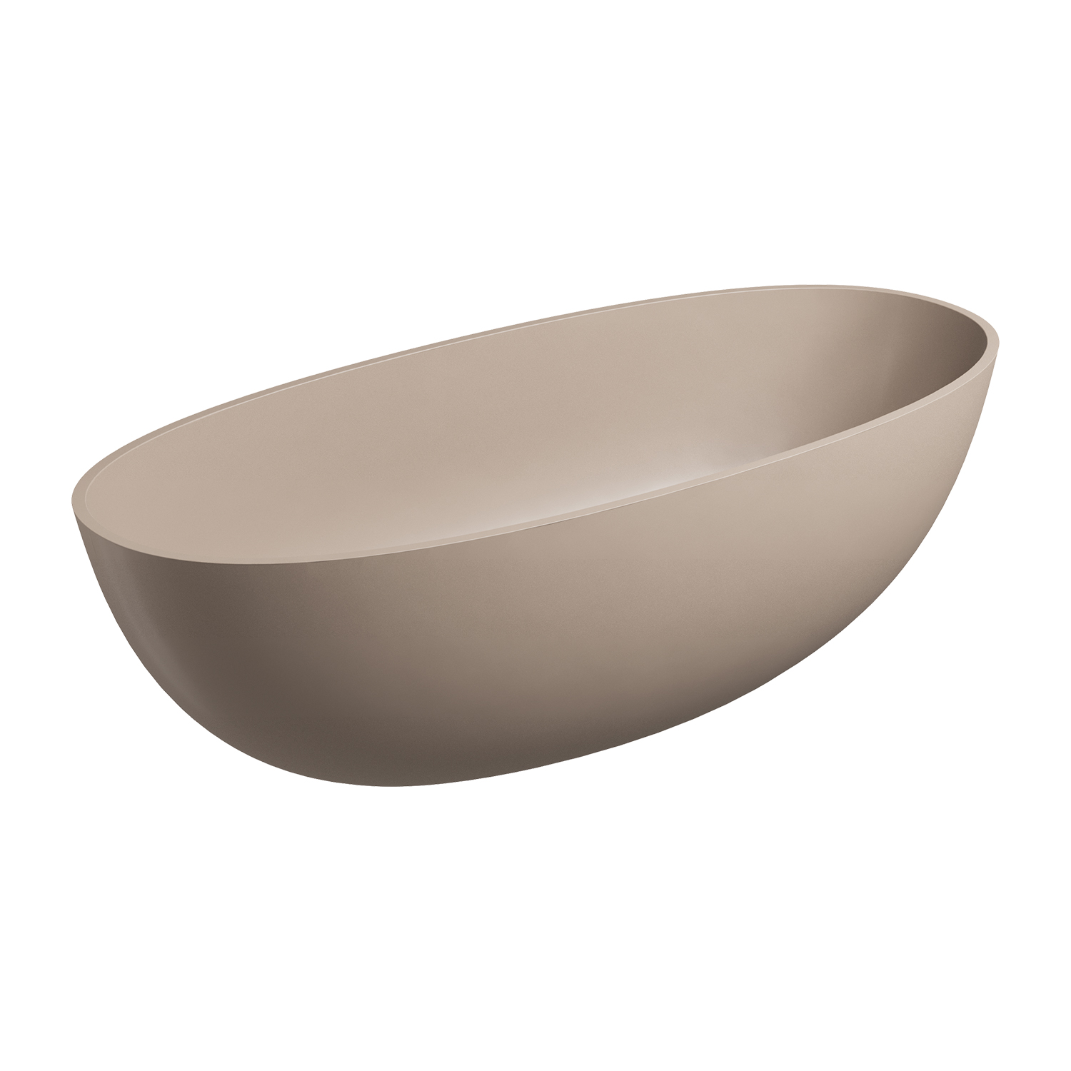 Omnires Shell M+ vrijstaand bad 175x78 cm ovaal SHELL175WWDB