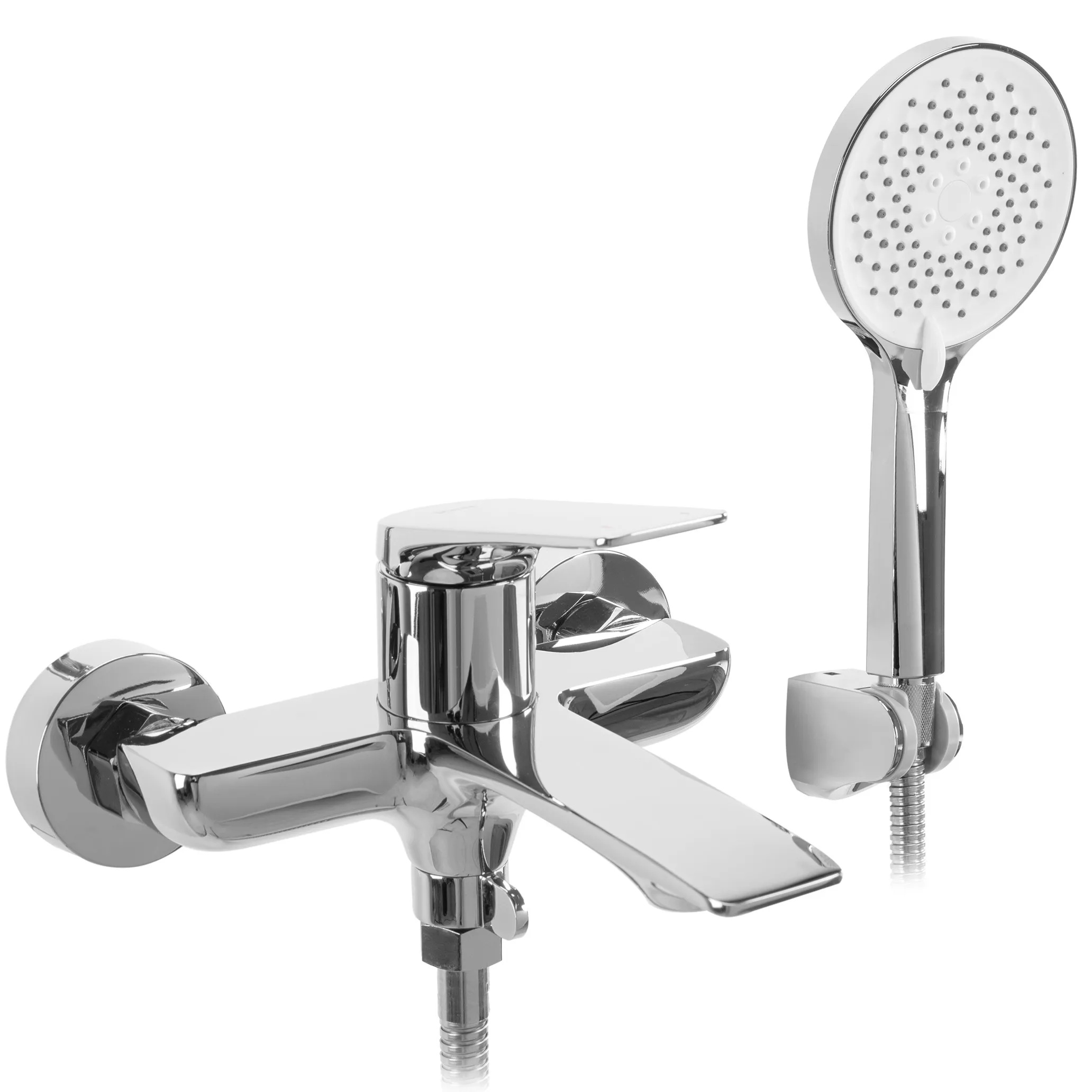 Rea Avalon bad- en douchekraan wand chroom REA-B1156