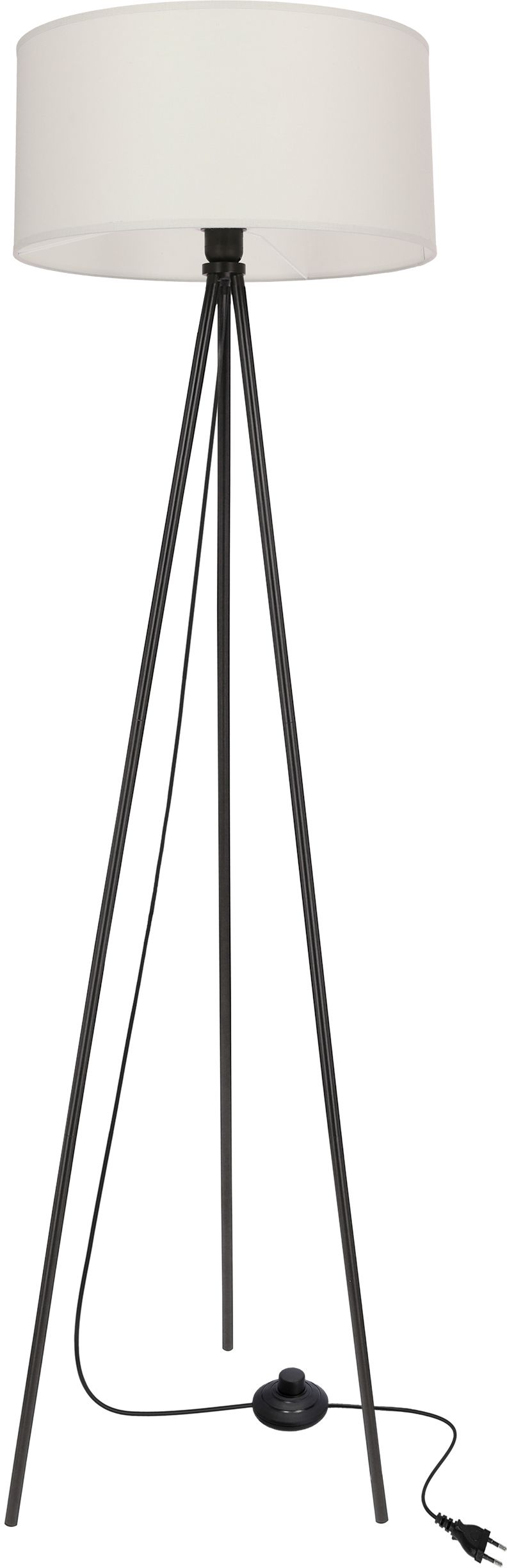 Candellux Shanti staanlamp 1x40 W grijs 51-38722