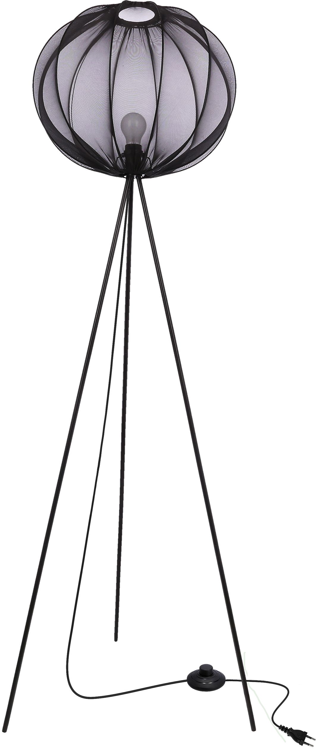 Candellux Mellow staanlamp 1x40 W zwart 51-41944