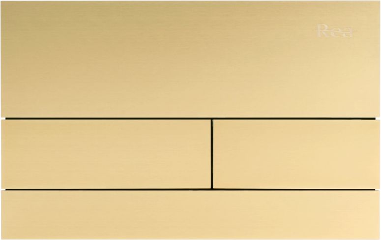 Rea T Steel spoelknop voor het toilet gouden REA-E0055