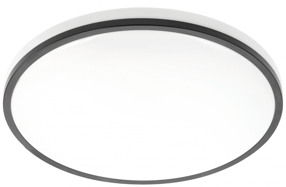 GTV Tula plafond 1x24 W wit-zwart LD-TUL24W-NW-00