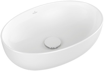 Villeroy & Boch Artis wastafel 48x32.5 cm ovaal opbouw wit glans 43884801