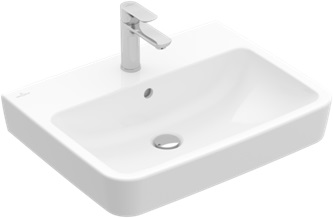 Villeroy & Boch O.Novo wastafel 55x46 cm rechthoekig klassiek wit glans 4A4155R1