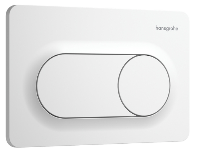 Hansgrohe iFrame Original S spoelknop voor het toilet wit 66002700