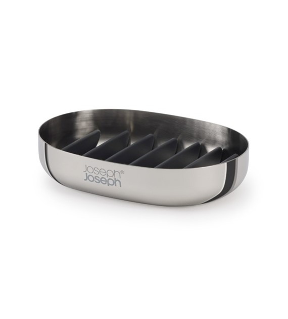 Joseph Joseph Easy Store Luxe zeepschaaltje staand staal 70579
