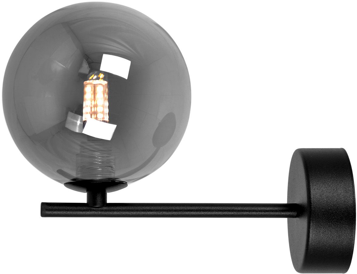 Kaja Dori wandlamp 1x10 W zwart-grafiet K-5558