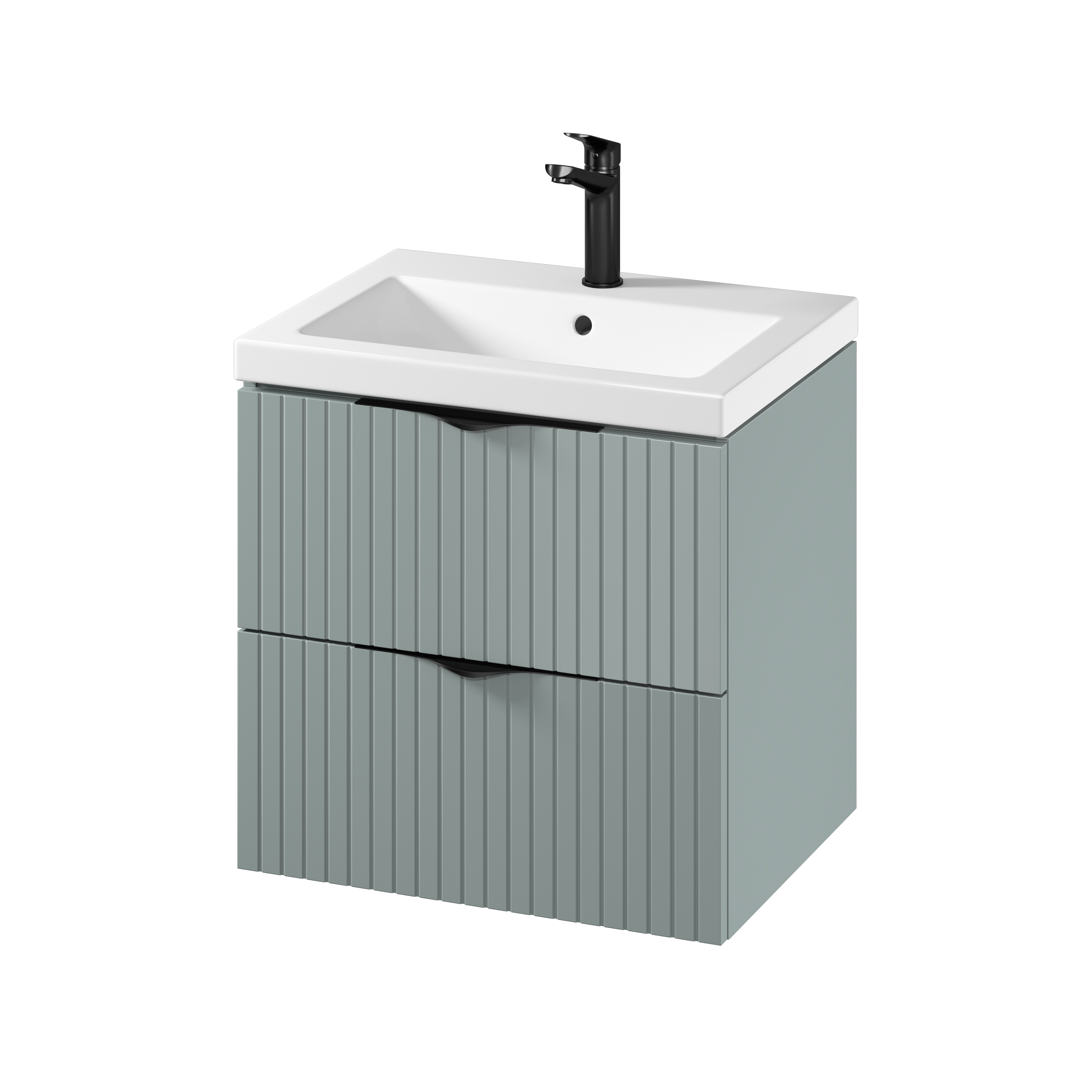 Cersanit Tirso wastafel met kast 60 cm groen S801-544