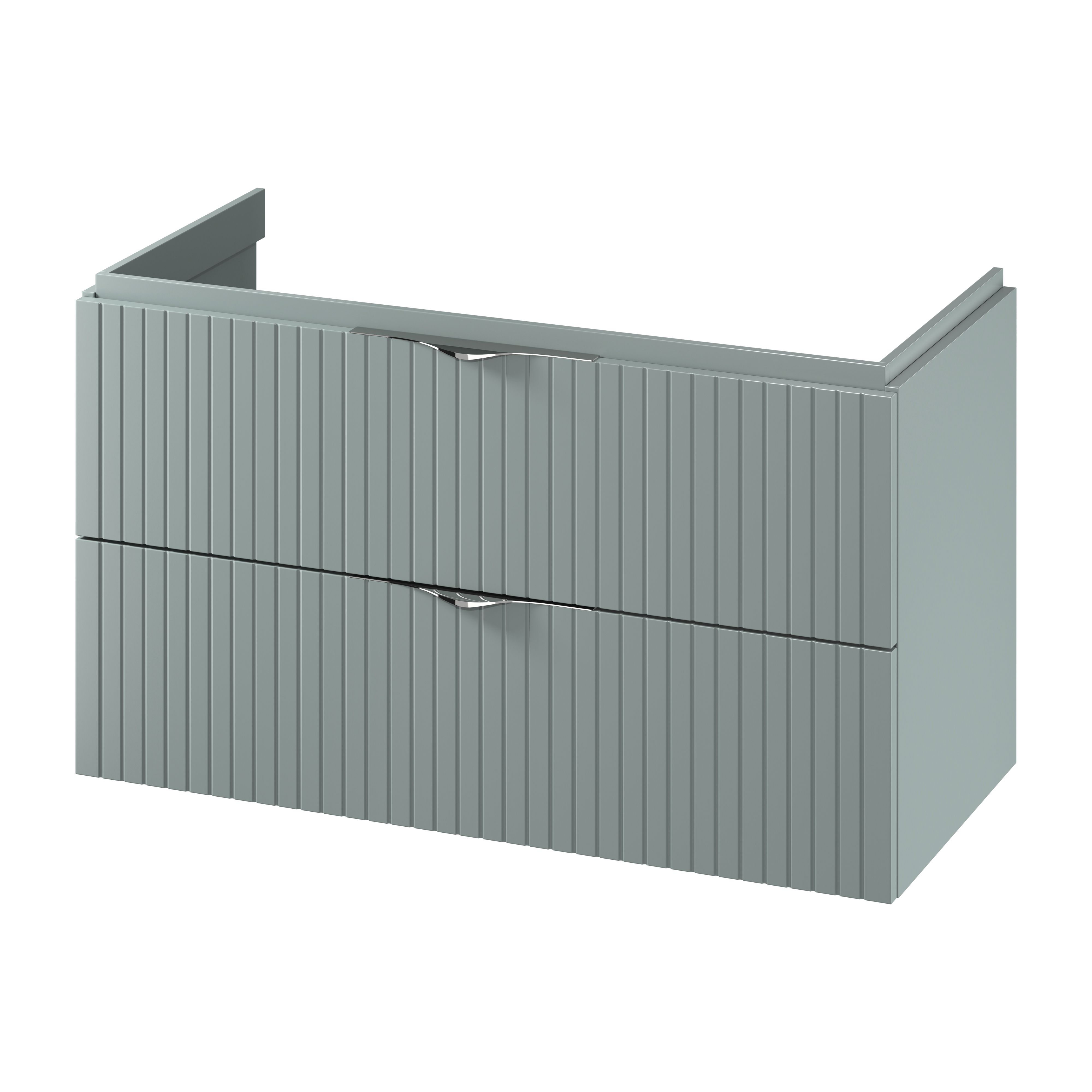 Cersanit Tirso kast 99.4x44.6x57.2 cm hangend onder de wastafel blauw-groen S1015-012