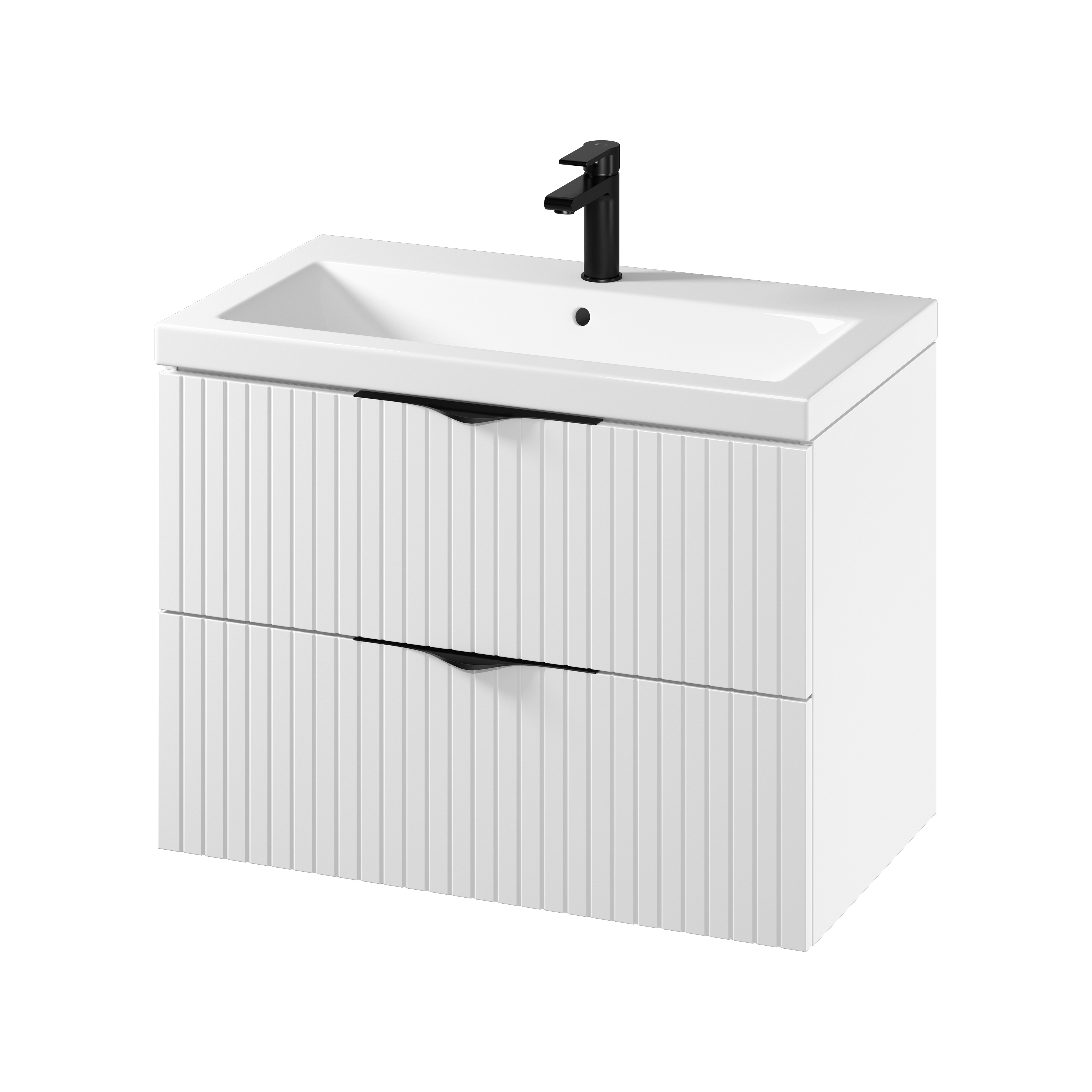 Cersanit Tirso wastafel met kast 80 cm wit S801-547