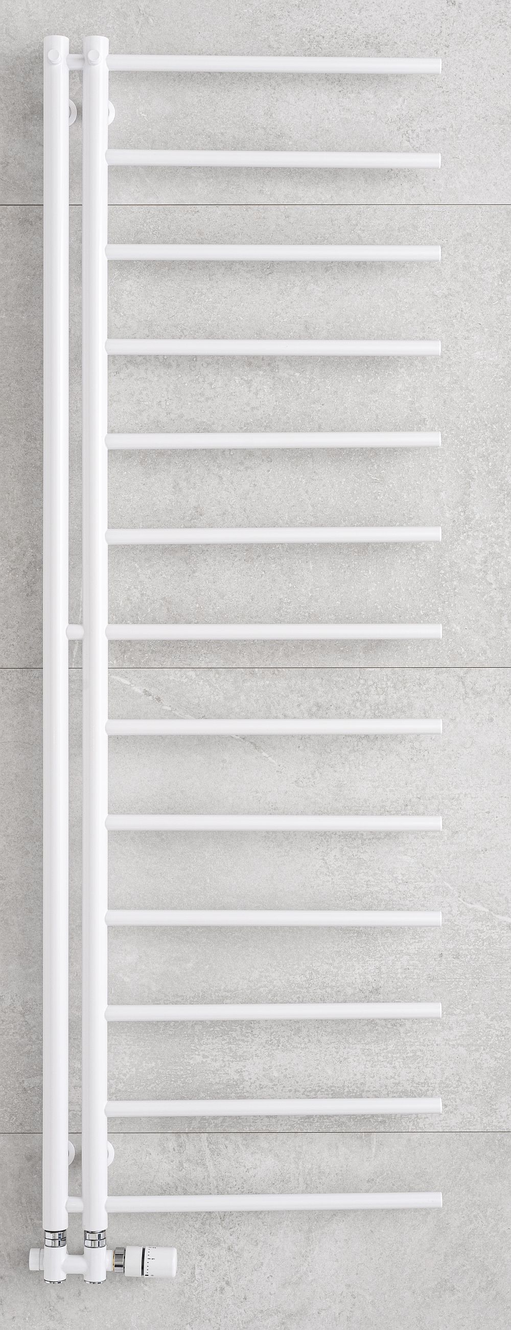 P.M.H. Apollo badkamerverwarming ladder 114x50 cm wit AP1WE