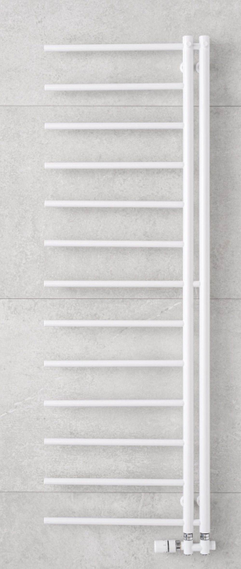 P.M.H. Apollo badkamerverwarming ladder 114x50 cm wit AP1WE-L