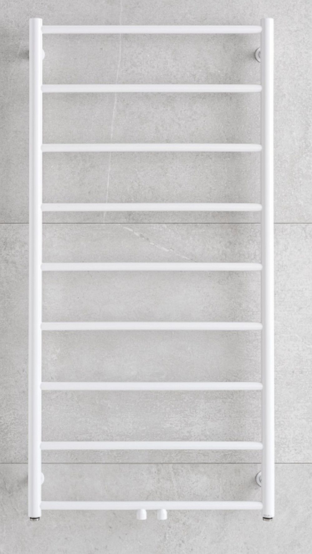 P.M.H. Naas badkamerverwarming ladder 121x50 cm wit NS3WE-M