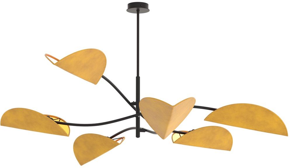 Emibig Lotus plafondlamp 6x10 W 1460/6