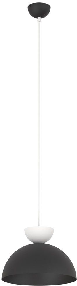 Emibig Lunaro hanglamp 1x12 W wit-zwart 1472/1S