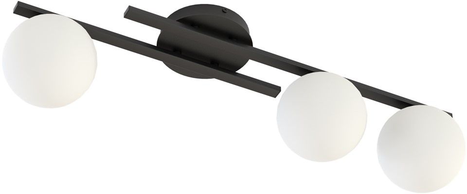 Emibig Kairo plafondlamp 3x10 W opaal 1446/3