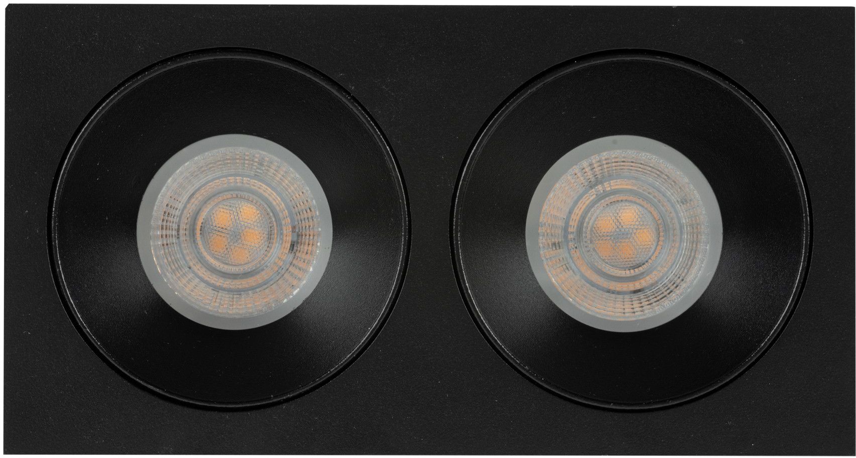 TK Lighting Prisma ingebouwde lamp 2x10 W zwart 10579