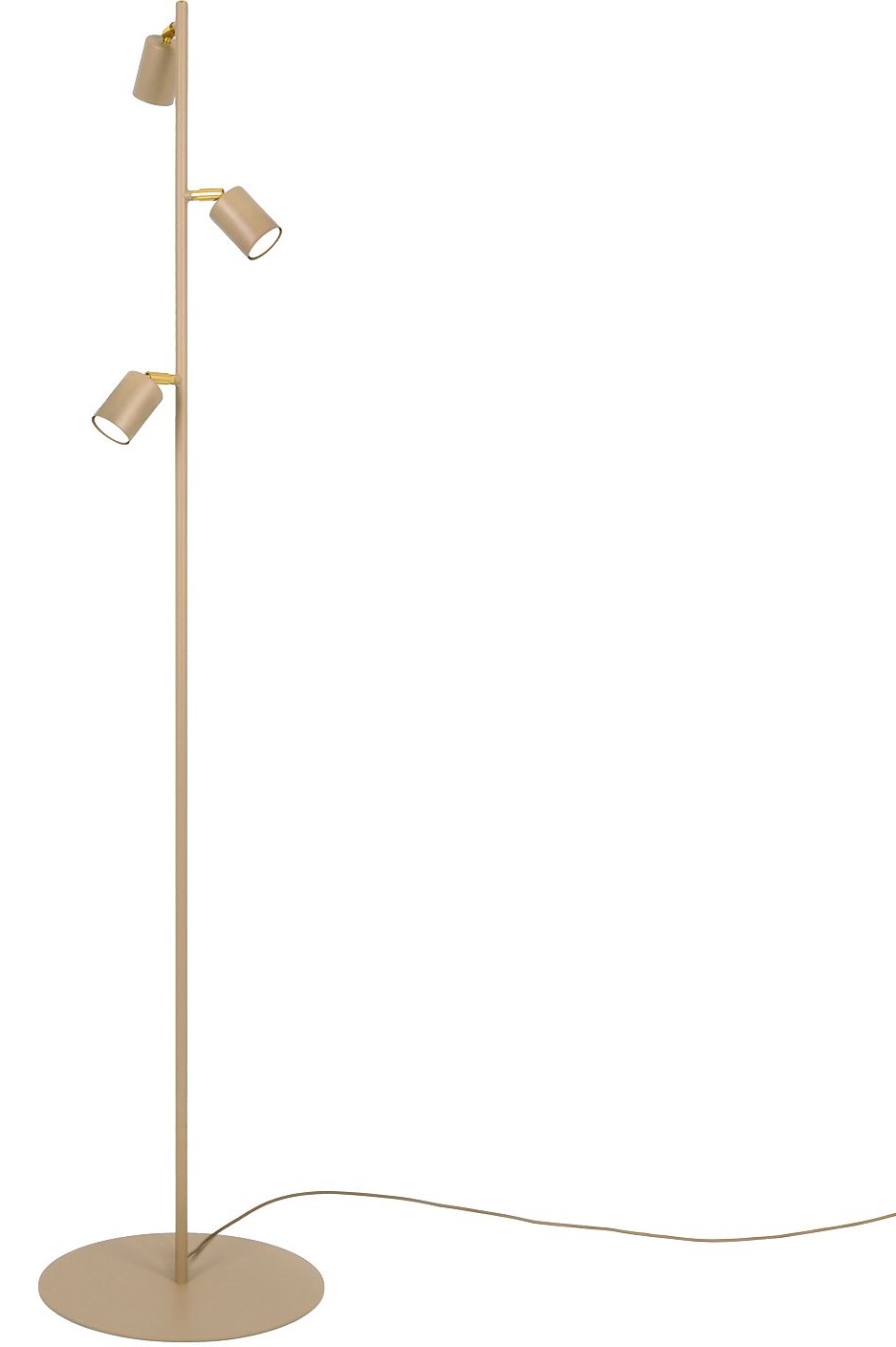 Kaja Mati staanlamp 3x10 W gouden-beige K-5825