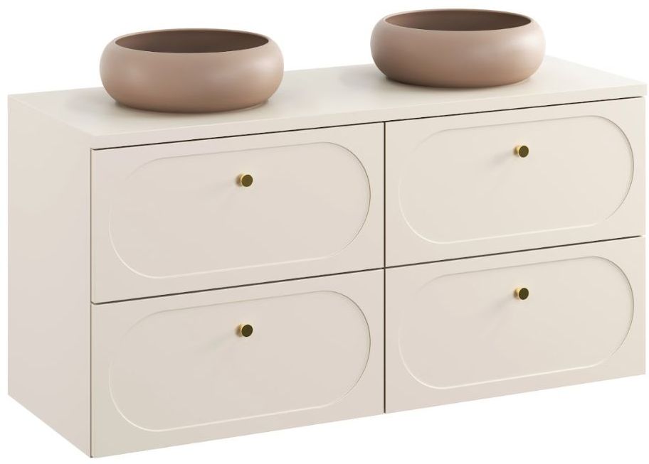 Set kast Comad Donna Sand DONNA SAND 82-60-46-2S, wastafel Comad Wiki UN-WIKI-MC, SAND 89-120-46 M