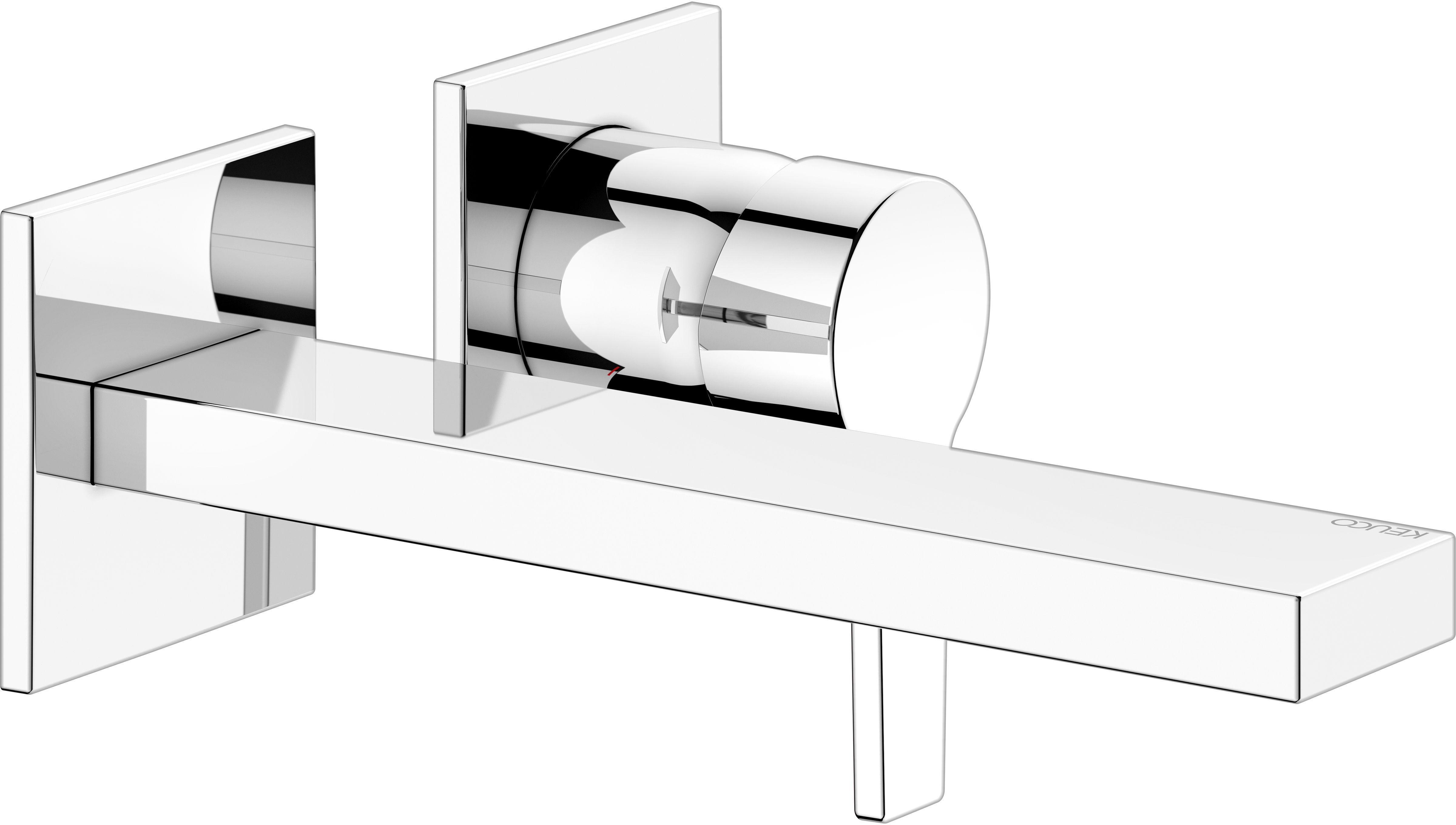 Keuco Edition 11 wastafelkraan inbouw chroom-zwart 51116130202