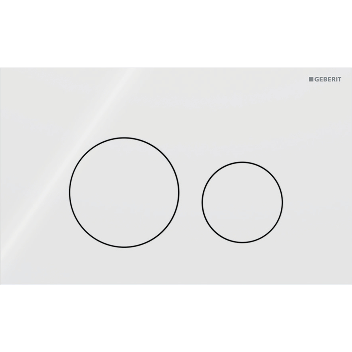 Geberit Sigma40 spoelknop voor het toilet wit 115.628.SI.1