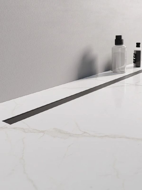 New Trendy Visio Slim Black lineaire afvoer 100 cm zwart OL-0080