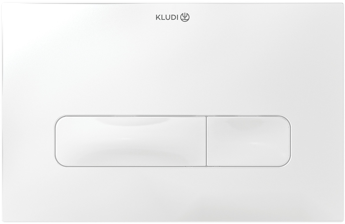 Kludi Unifix spoelknop voor het toilet wit 30PP0143