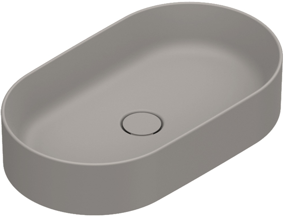 Catalano Zero wastafel 60x35 cm ovaal opbouw mat 0122600032