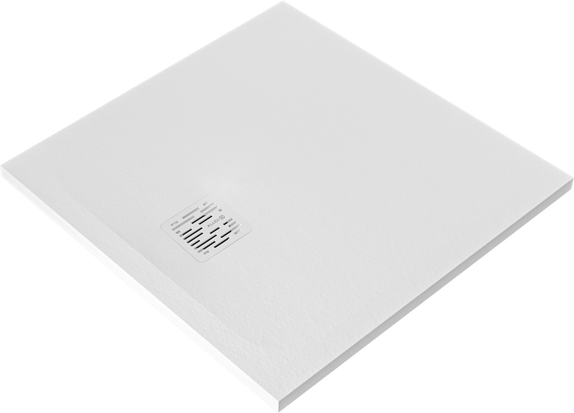 Kludi Terra vierkante douchebak 80x80 cm wit 08DW0953