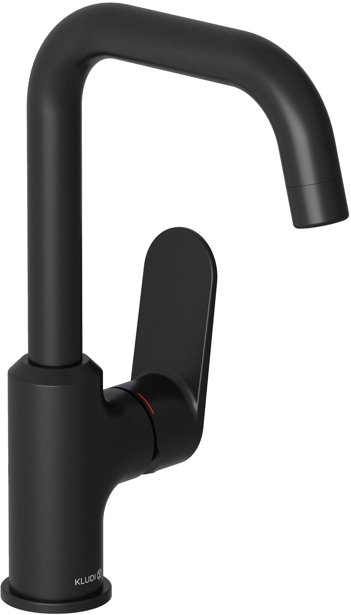 Kludi X1 wastafelkraan staand zwart 320283975