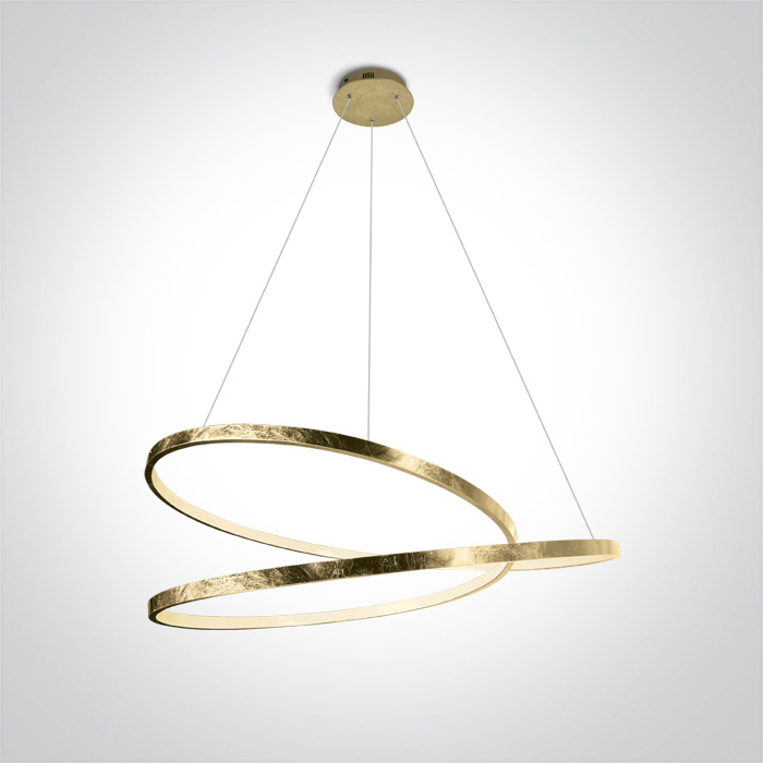 One Light Randa hanglamp 1x40 W messing 63068A/BS