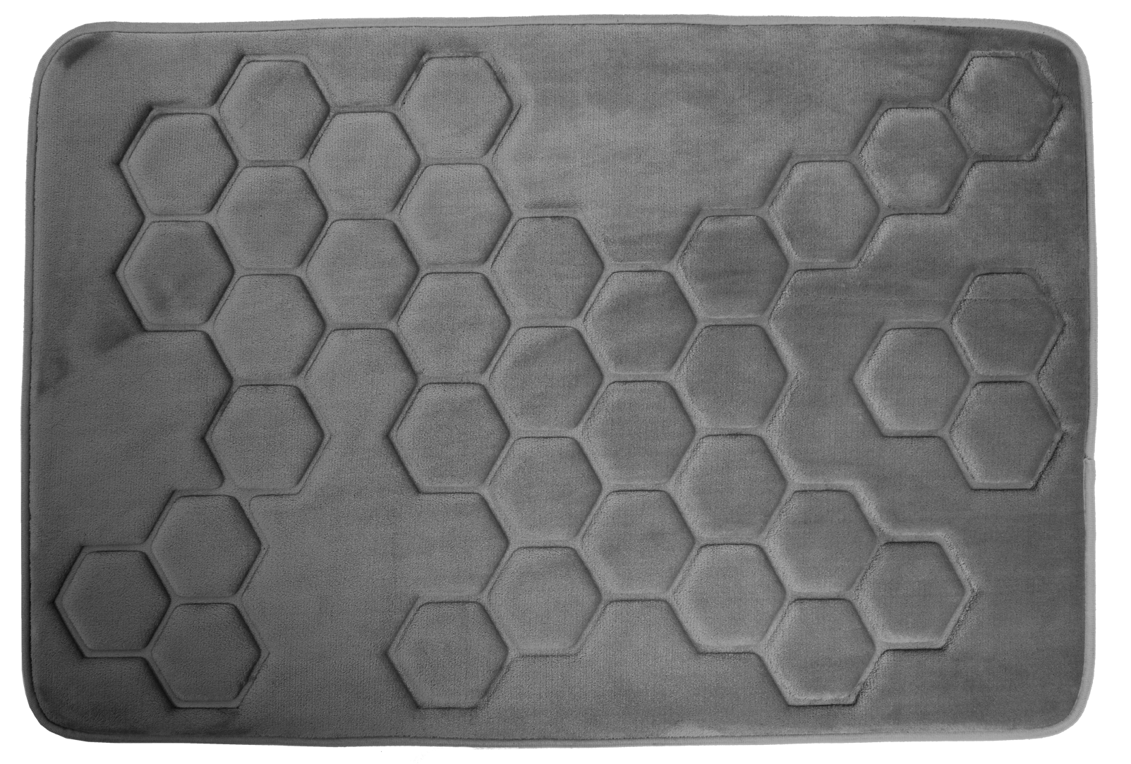 Hyggli Honey badkamermatje 90x60 cm rechthoekig grijs 70-089