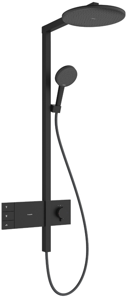 Hansgrohe Raindance Alive S doucheset wand met thermostaat met regendouche zwart 24595670