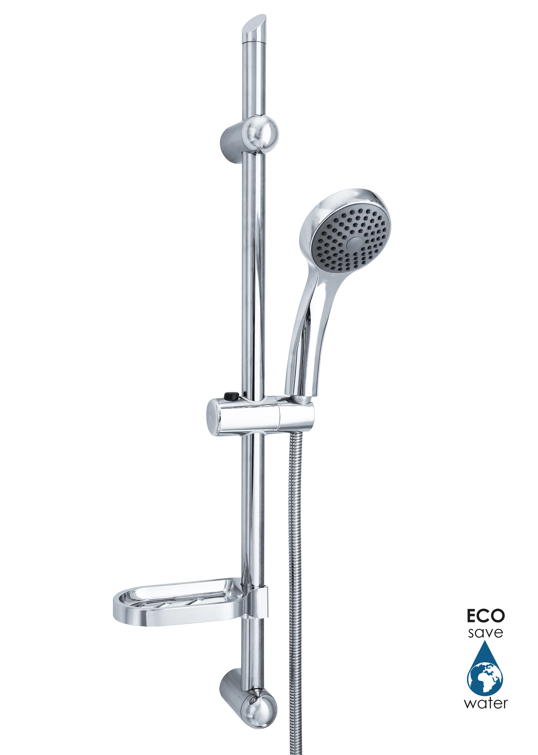 Hyggli Eco doucheset wand chroom 14-125