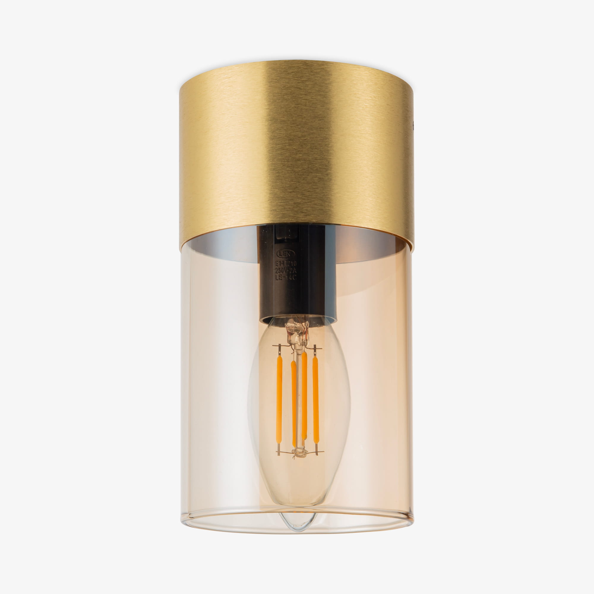 Zuma Line Vetro plafondlamp 1x40 W gouden OB2221BD-1-GLD
