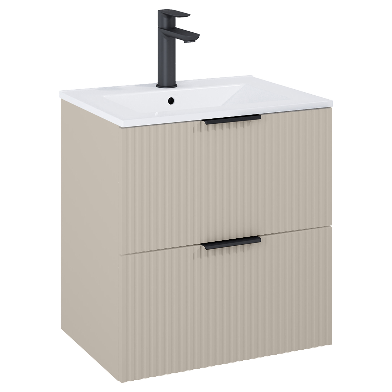 Roca Reef kast 60x45.2x63.5 cm hangend onder de wastafel beige A857954539