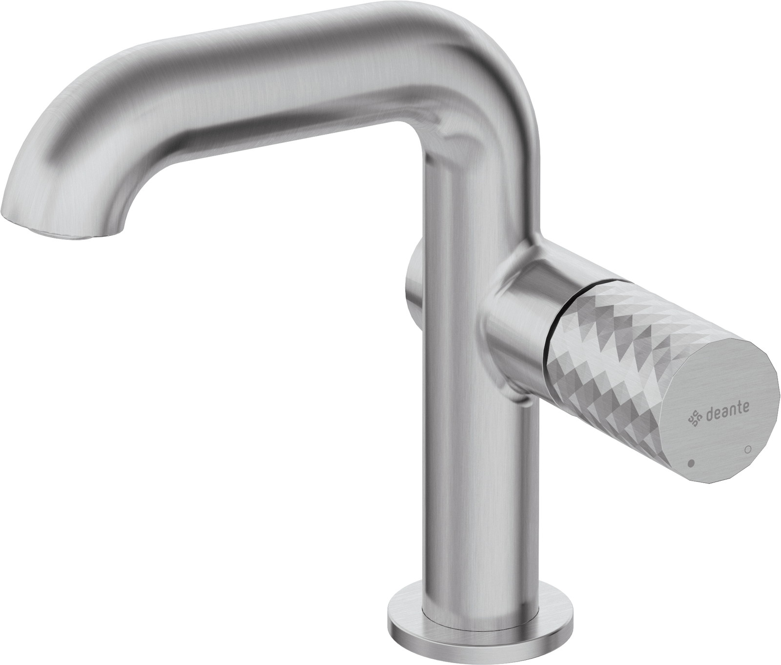 Deante Silia Hexa wastafelkraan staand staal BHS_F24M