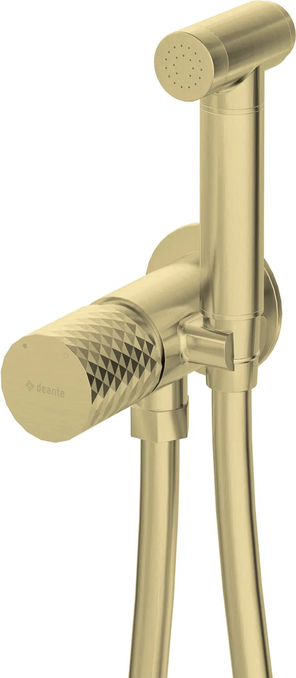 Deante Silia Hexa bidetkraan inbouw gouden BHS_R34M