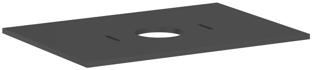 Hansgrohe Xilesa E badkamerblad op kast 78x55 cm grijs 54275760