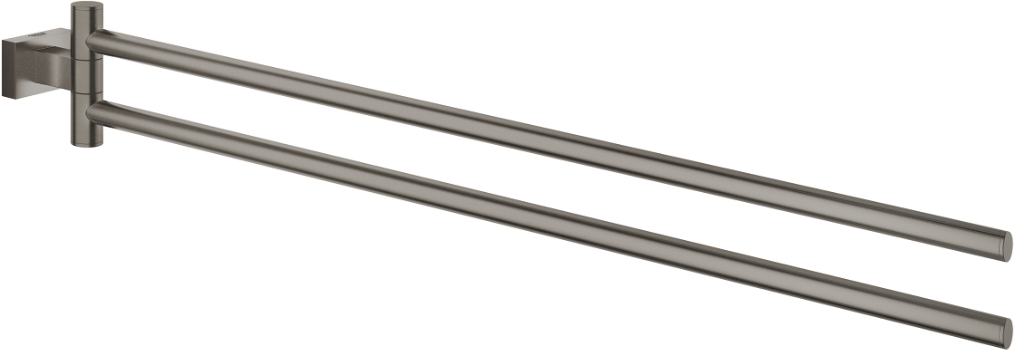 Grohe Essentials Cube handdoekhanger Brushed Hard Graphite 40624AL1