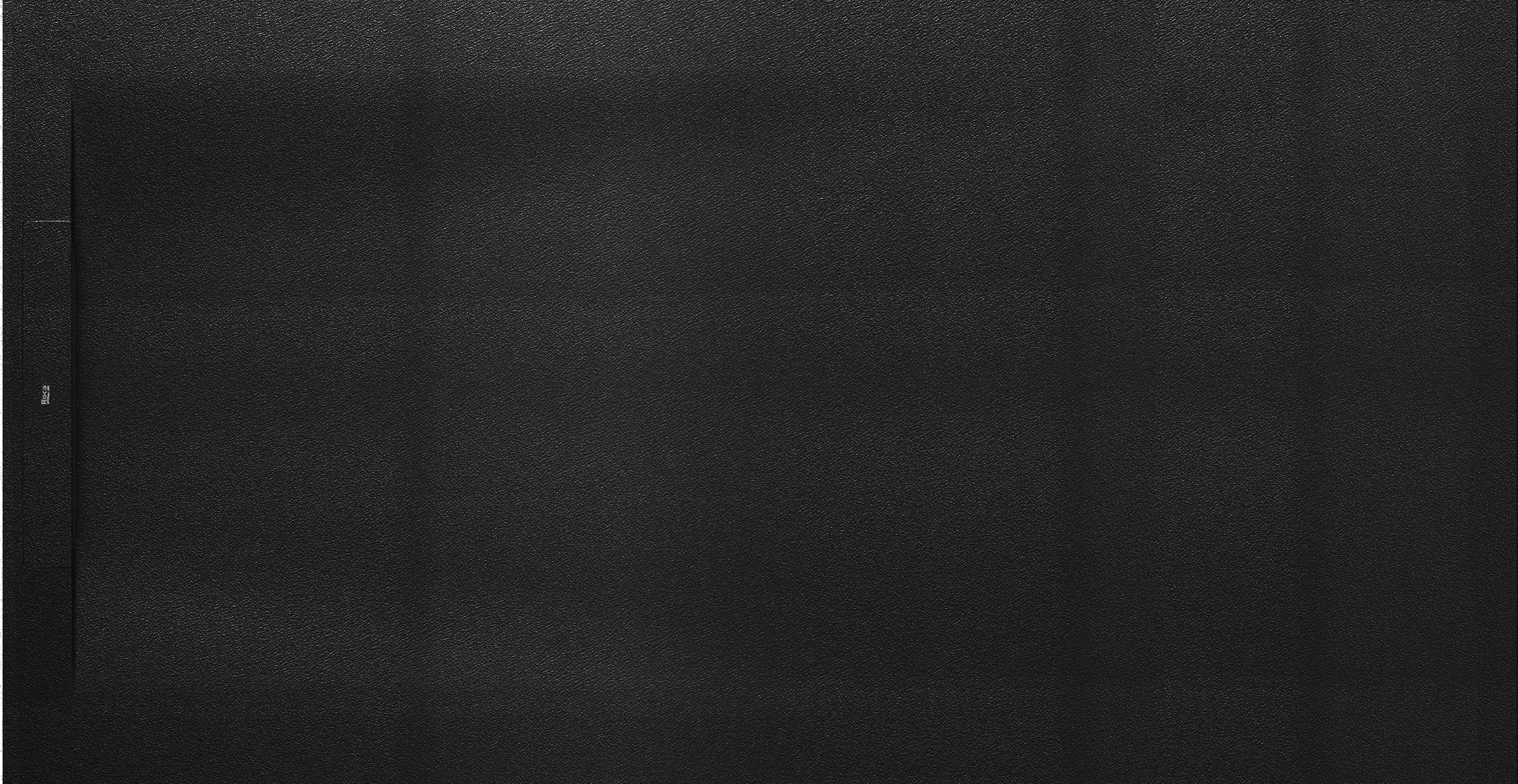 Roca Pyros rechthoekige douchebak 180x80 cm zwart AP90170832003400