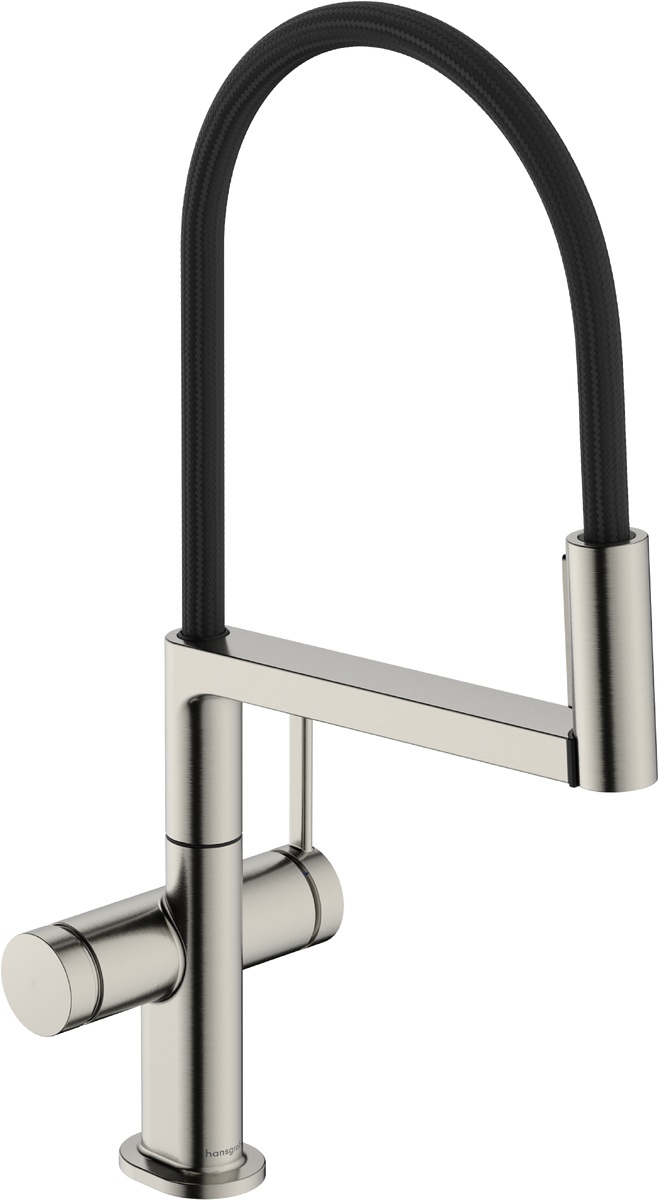 Hansgrohe Talis Select M54 PowderSpray keukenkraan staand roestvrij staal 72861800