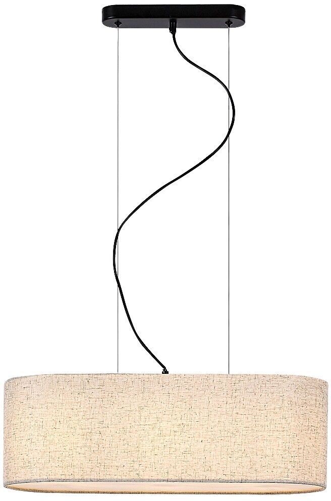 Rabalux Narmin staanlamp 3x40 W zwart-beige 72251