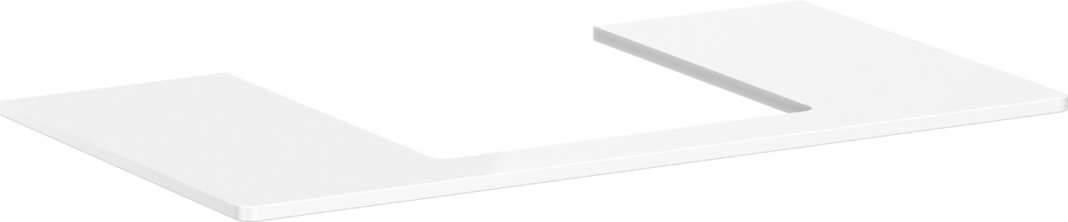 Hansgrohe Xelu Q badkamerblad op kast 98x55 cm wit 54095050