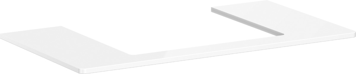Hansgrohe Xelu Q badkamerblad op kast 98x55 cm wit 54110050