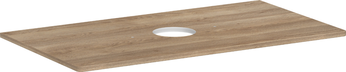 Hansgrohe Xelu Q badkamerblad op kast 98x55 cm eik 54114230
