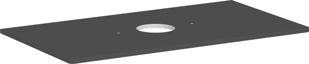 Hansgrohe Xelu Q badkamerblad op kast 98x55 cm grijs 54114910