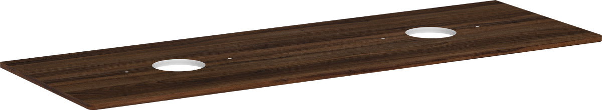 Hansgrohe Xelu Q badkamerblad op kast 156x55 cm noot 54119630