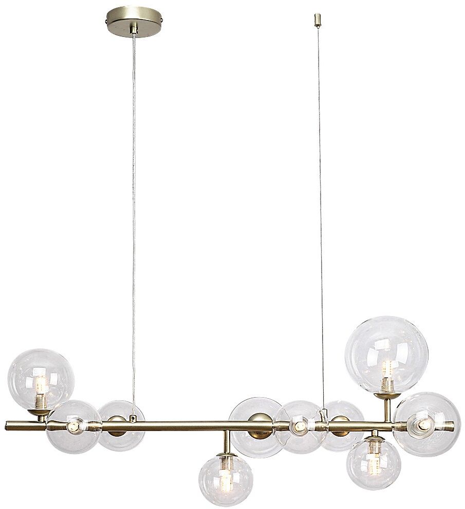 Rabalux Aslov hanglamp x28 W doorzichtig-gouden 72298