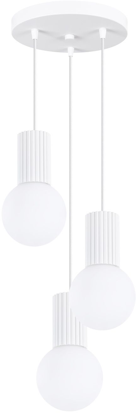 Sollux Lighting Halo hanglamp 3x8 W wit SL.1710